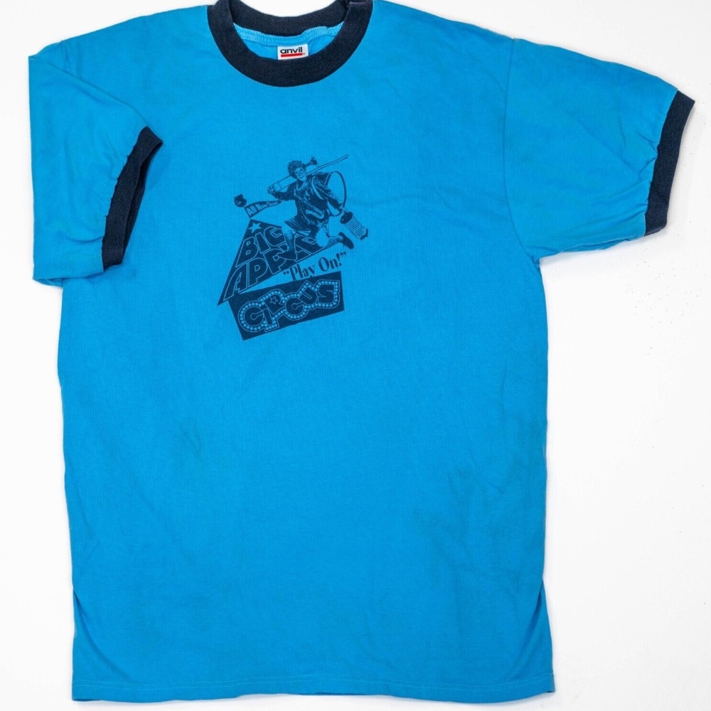 Vintage Big Apple Circus New York Red Ringer T shirt Size Large - Play on! NY